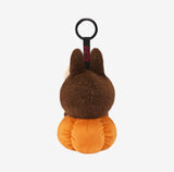 Happy Halloween Party Series-Sitting Pumpkin Vinyl Plush Pendant